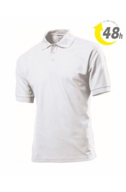 Unisex piqué tenisz póló fehér - 48 ÓRÁN BELÜL ÖNNÉL!*