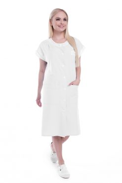 Alternative view of Hosszú női köpeny, rövid vagy hosszú ujjal, választható kontrasztos díszítéssel – 119