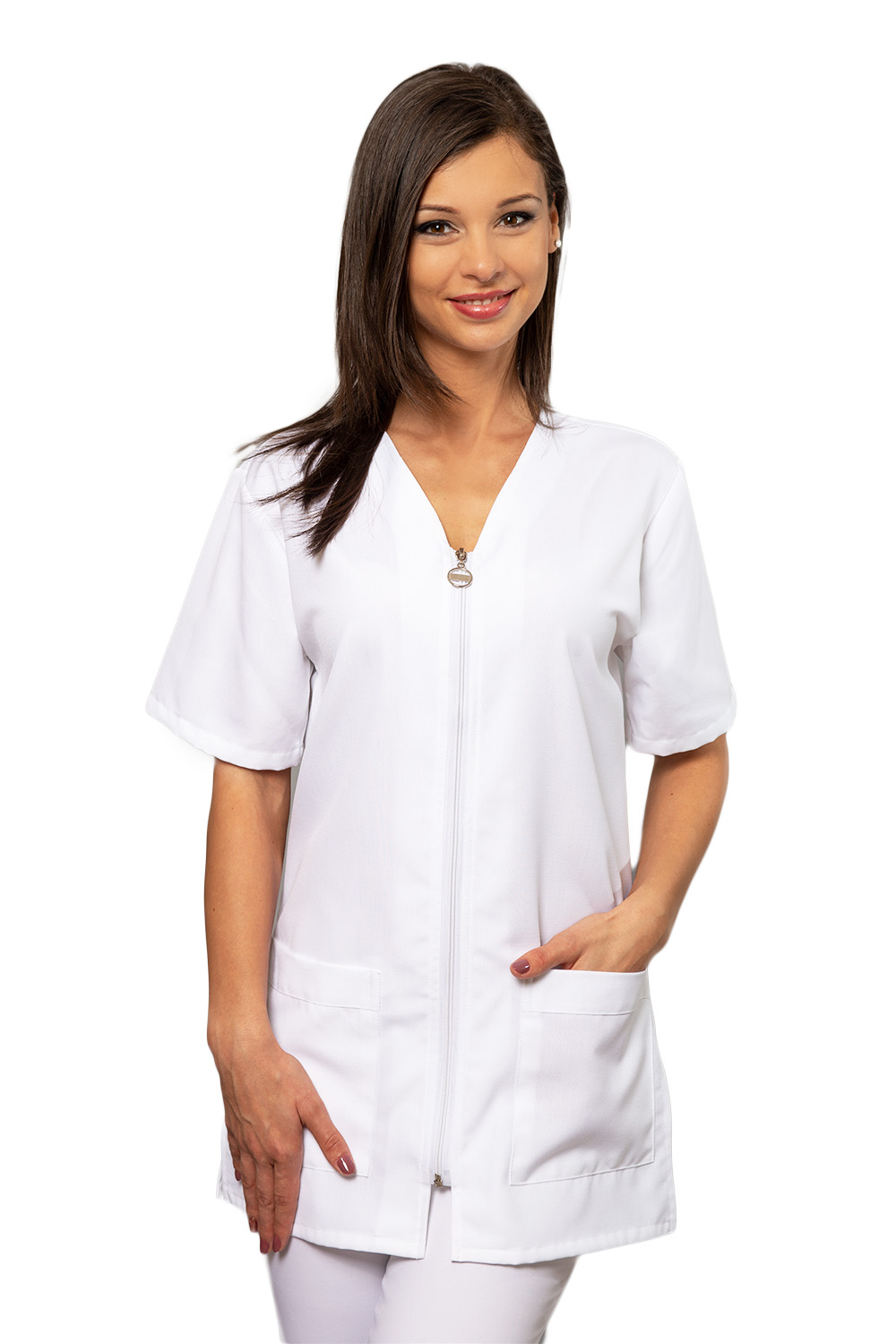 NŐI HÚZÓZÁRAS KÖPENY, V NYAKKAL 505