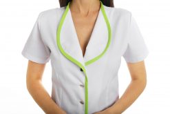 Alternative view of Karcsúsított női köpeny 702- választható színű díszítéssel, tükörezüst gombokkal