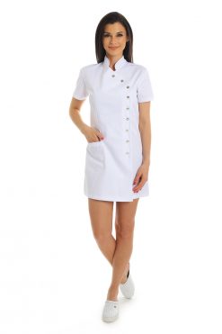 Alternative view of Karcsúsított női köpeny 701- japán stílus, tükörezüst gombokkal