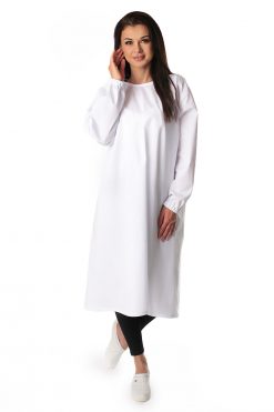 UNISEX LÁTOGATÓI/MŰTŐS HOSSZÚ KÖPENY, HOSSZÚ UJJAL