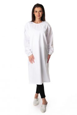 Alternative view of UNISEX LÁTOGATÓI/MŰTŐS HOSSZÚ KÖPENY, HOSSZÚ UJJAL