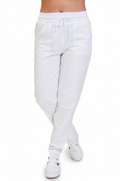 Passzés derekú nadrág megkötővel, 2 db zsebbel