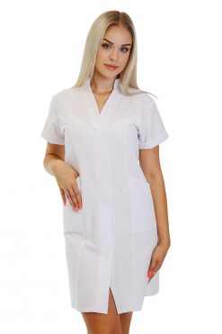 Karcsúsított női egyberuha köpeny patentos 706- rugalmas 4D Flex alapanyagból